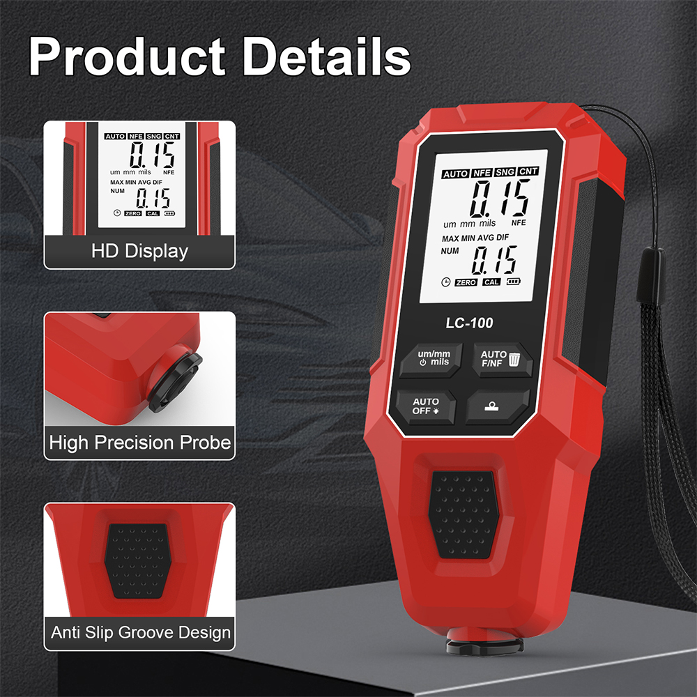 0-2000um Coating Thickness Gau - огляд і ціна Paint Thickness Gauge