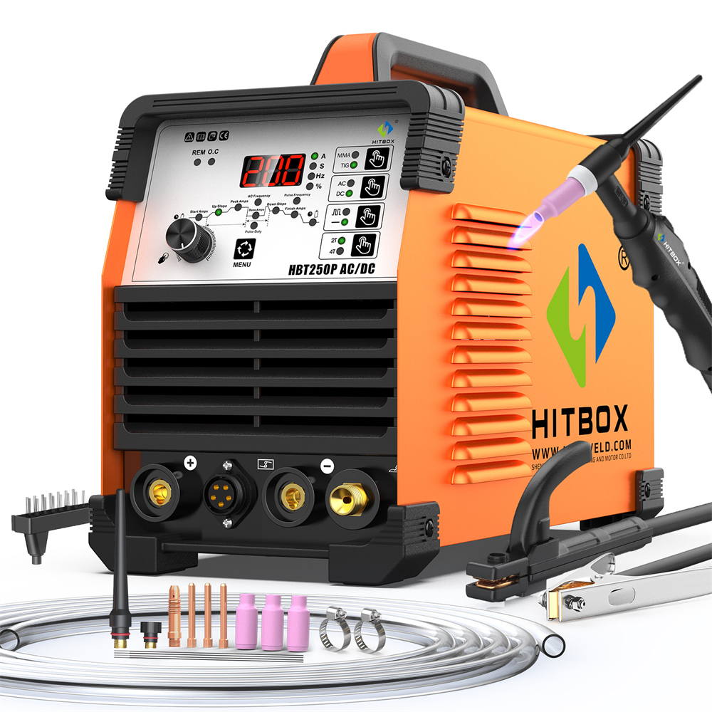 HITBOX 200A 6 in 1 HF TIG AC/D - огляд і ціна Tig Welder Machine