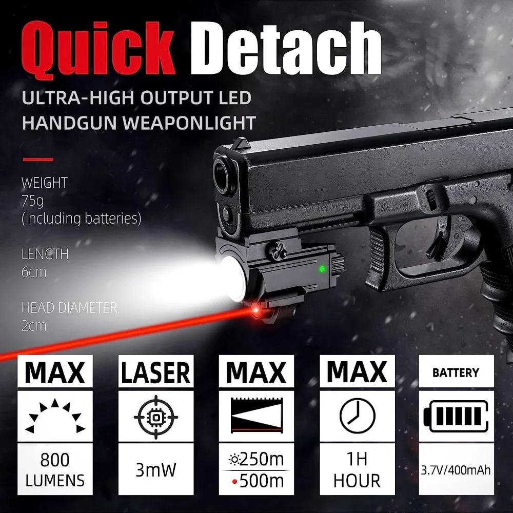 800 Lumens Tactical LED Flashl - огляд і ціна Timing Light Gun