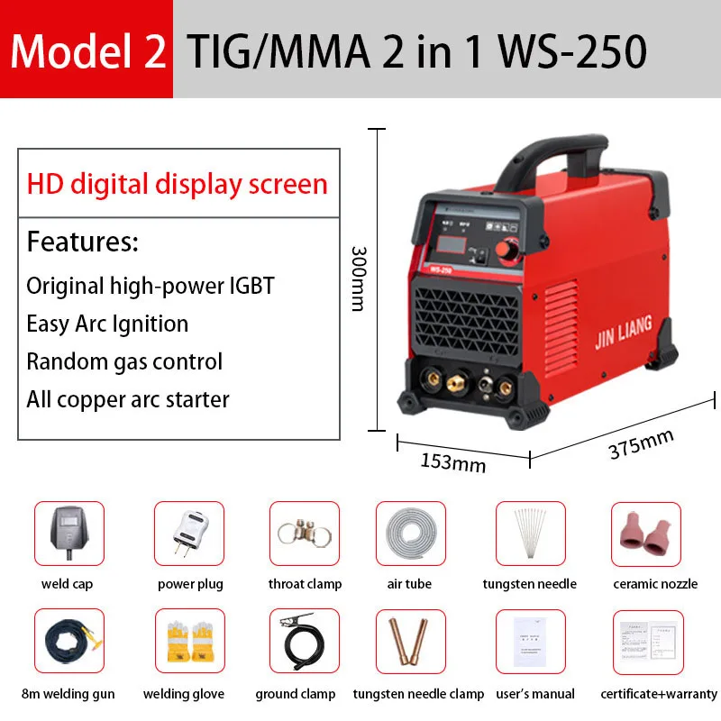 220V Multifunctional Stainless - огляд і ціна Tig Welder Machine