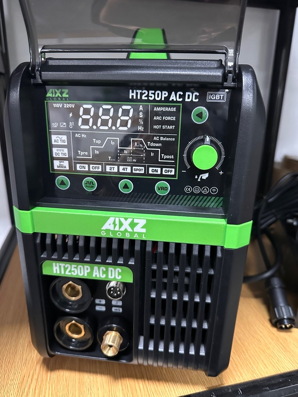 TIG250ACDC PULSE LCD IGBT Inve - огляд і ціна Tig Welder Machine