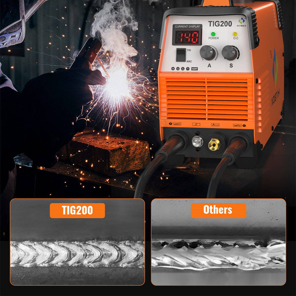 HITBOX TIG200 2 in 1 Welding M - огляд і ціна Tig Welder Machine