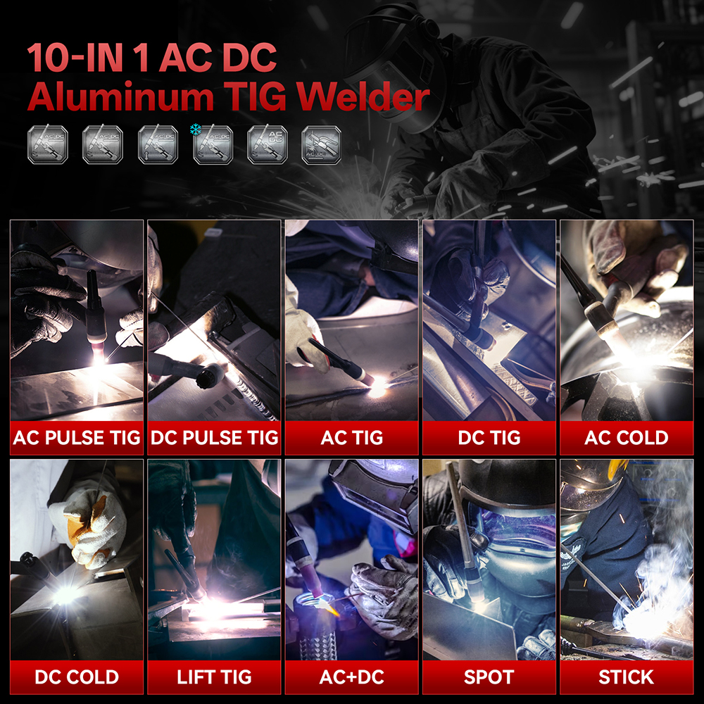 AC/DC TIG Welding Machine with - огляд і ціна Tig Welder Machine