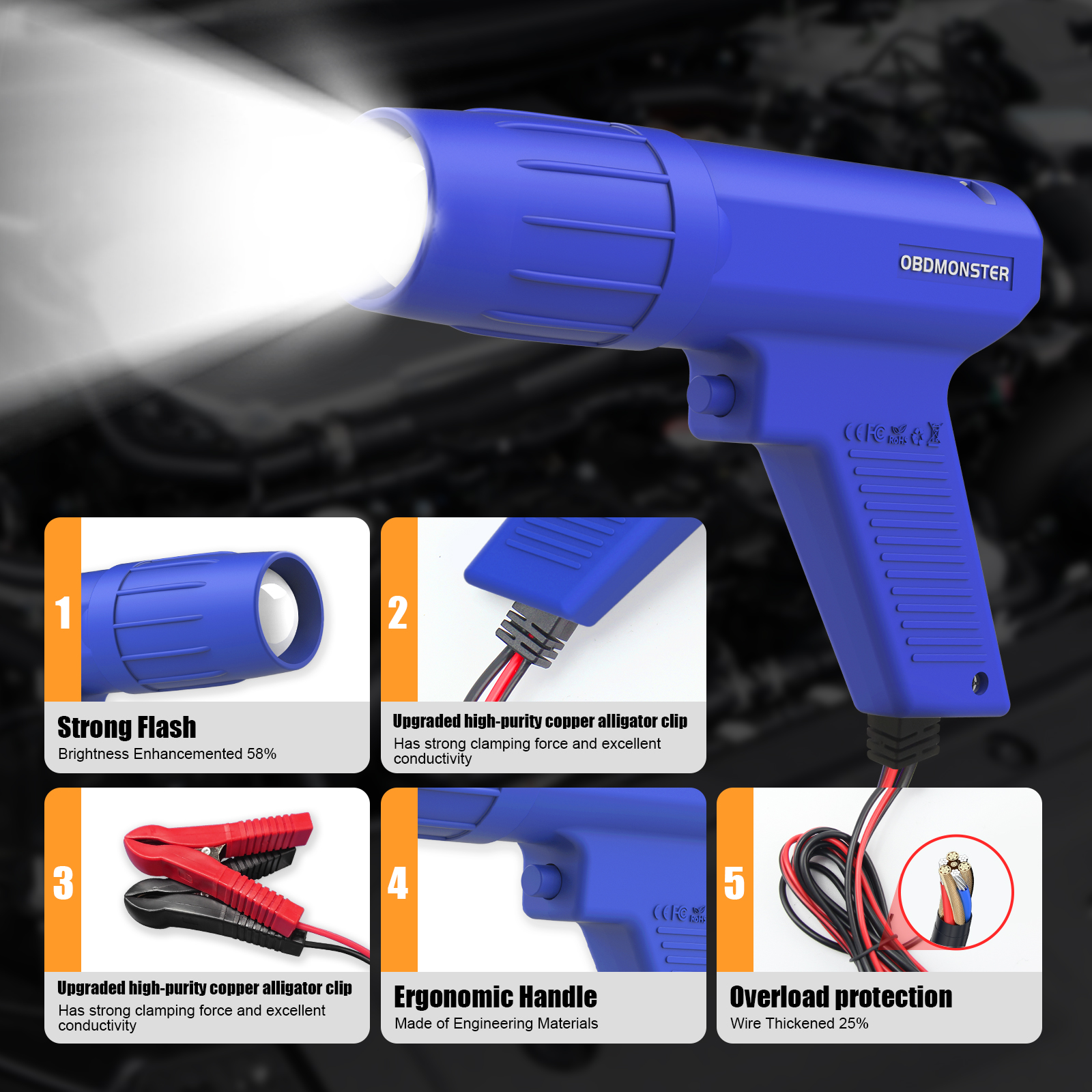 12V Inductive Ignition Timing  - огляд і ціна Timing Light Gun