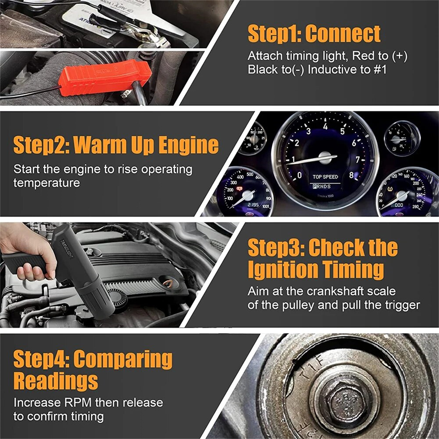 12V Car Ignition Timing Gun St - огляд і ціна Timing Light Gun