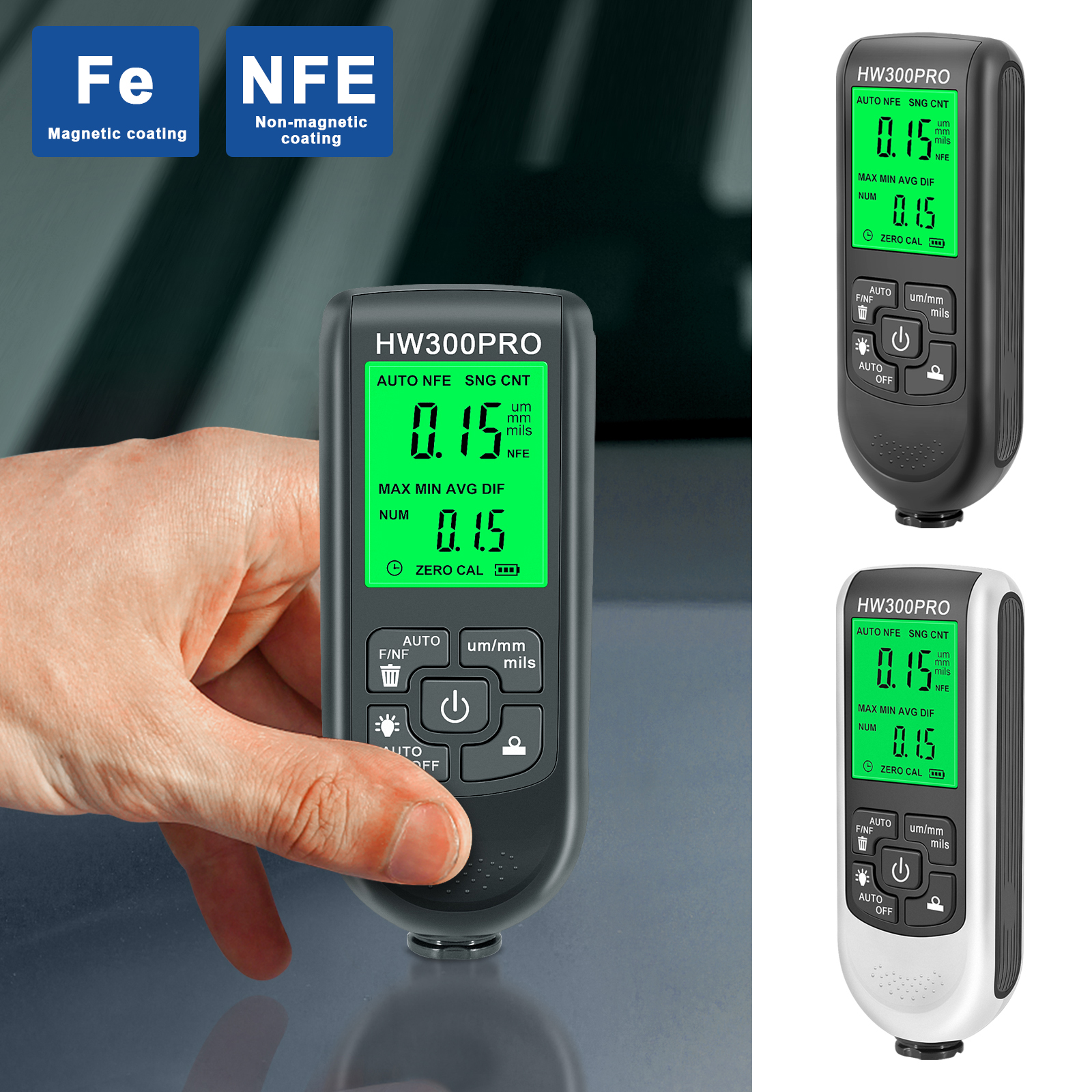 Thickness Gauge For Car Digita - огляд і ціна Paint Thickness Gauge