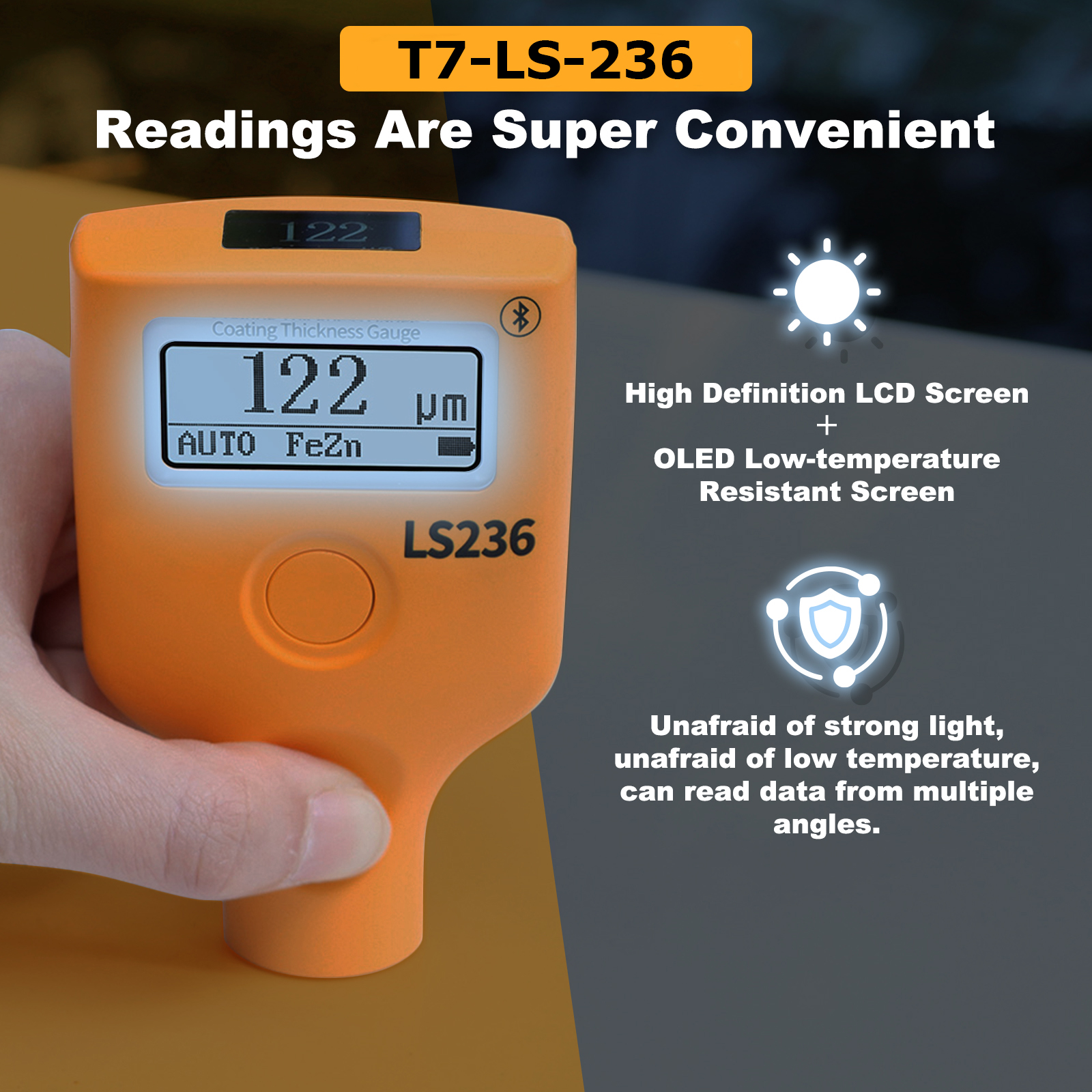Dual Display Paint Thickness G - огляд і ціна Paint Thickness Gauge